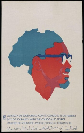 Congo Solidarity OSPAAAL poster