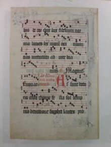 Leaf from a Dominican Antiphoner thumbnail 1