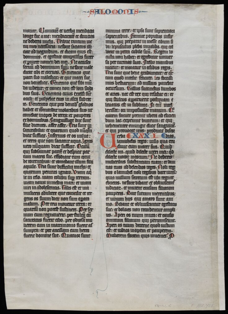 Leaf from the Teutonic Knights Bible top image