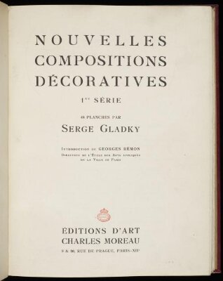 Nouvelles compositions décorartives