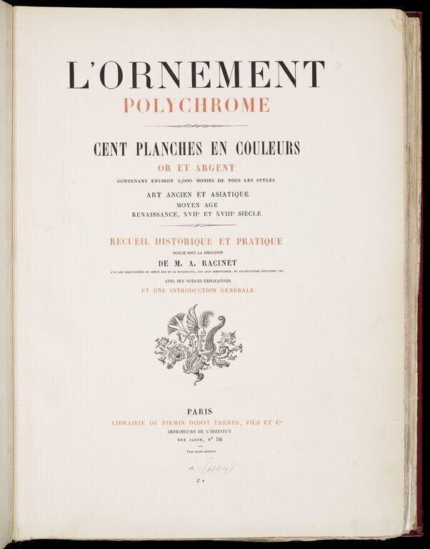 L'Ornement Polychrome, vol. 1