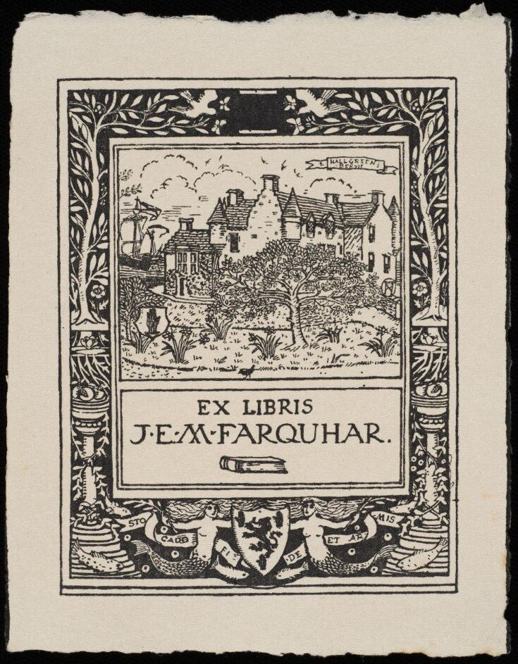 Bookplate for J.E.M. Farquhar top image