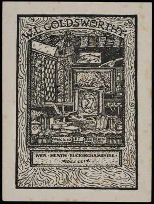 Bookplate for W.L. Goldsworthy