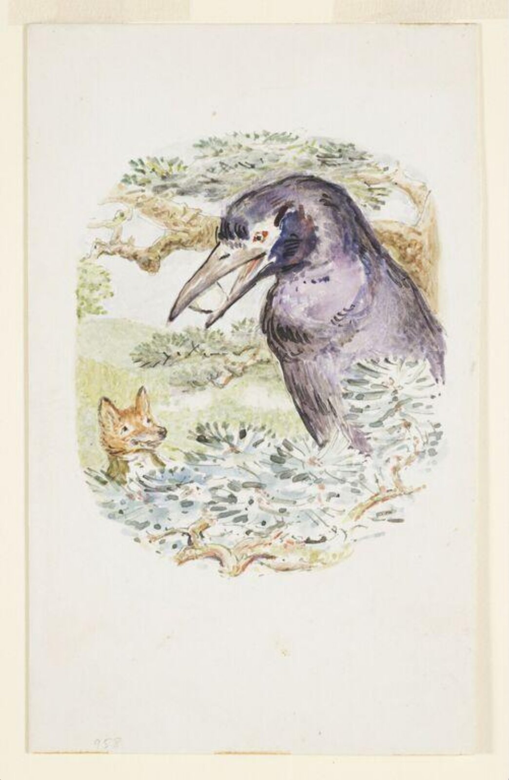 The Fox and the Crow, Beatrix Potter, 1919