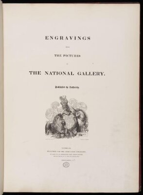 Engravings from the pictures of the National Gallery
