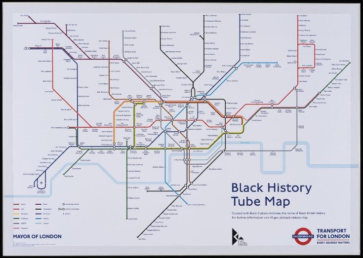 Black History Tube Map image