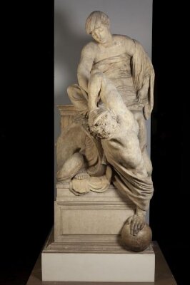 Model for Wellington Monument: Truth and Falsehood, Alfred George Stevens, 1867-8