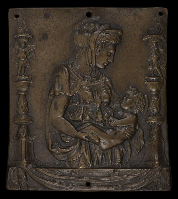 The Virgin and Child between candelabra top image