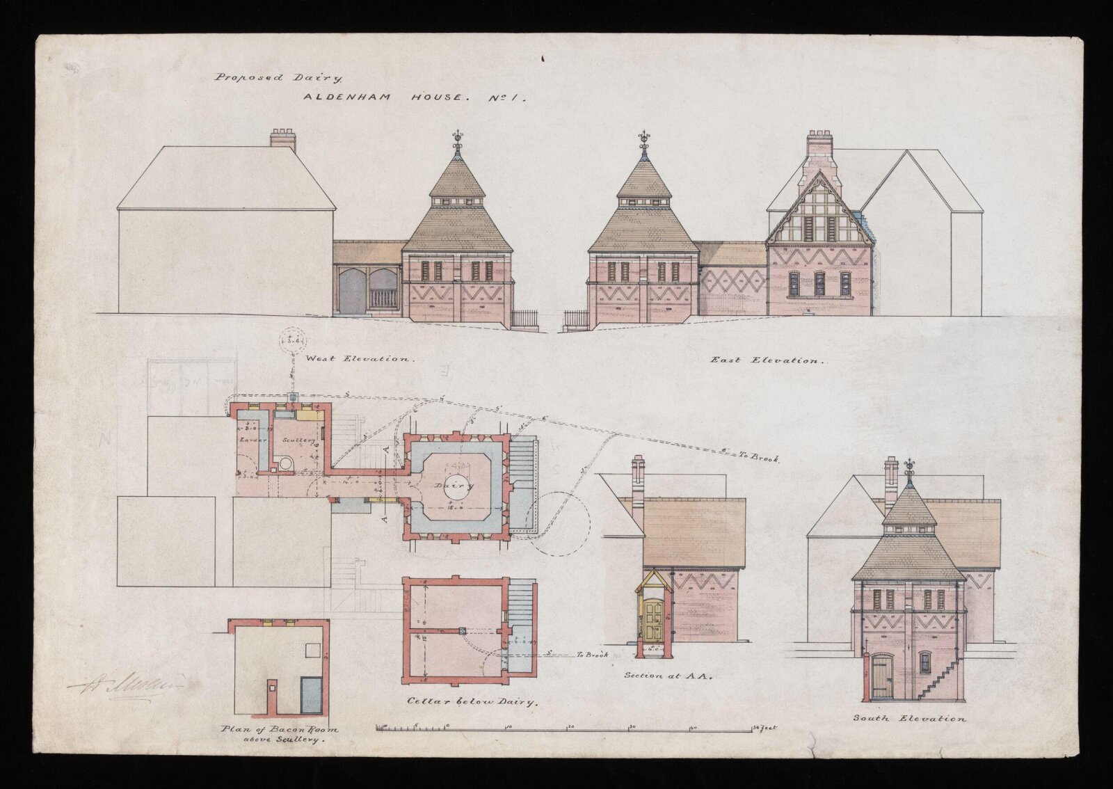 Drawing, William Butterfield