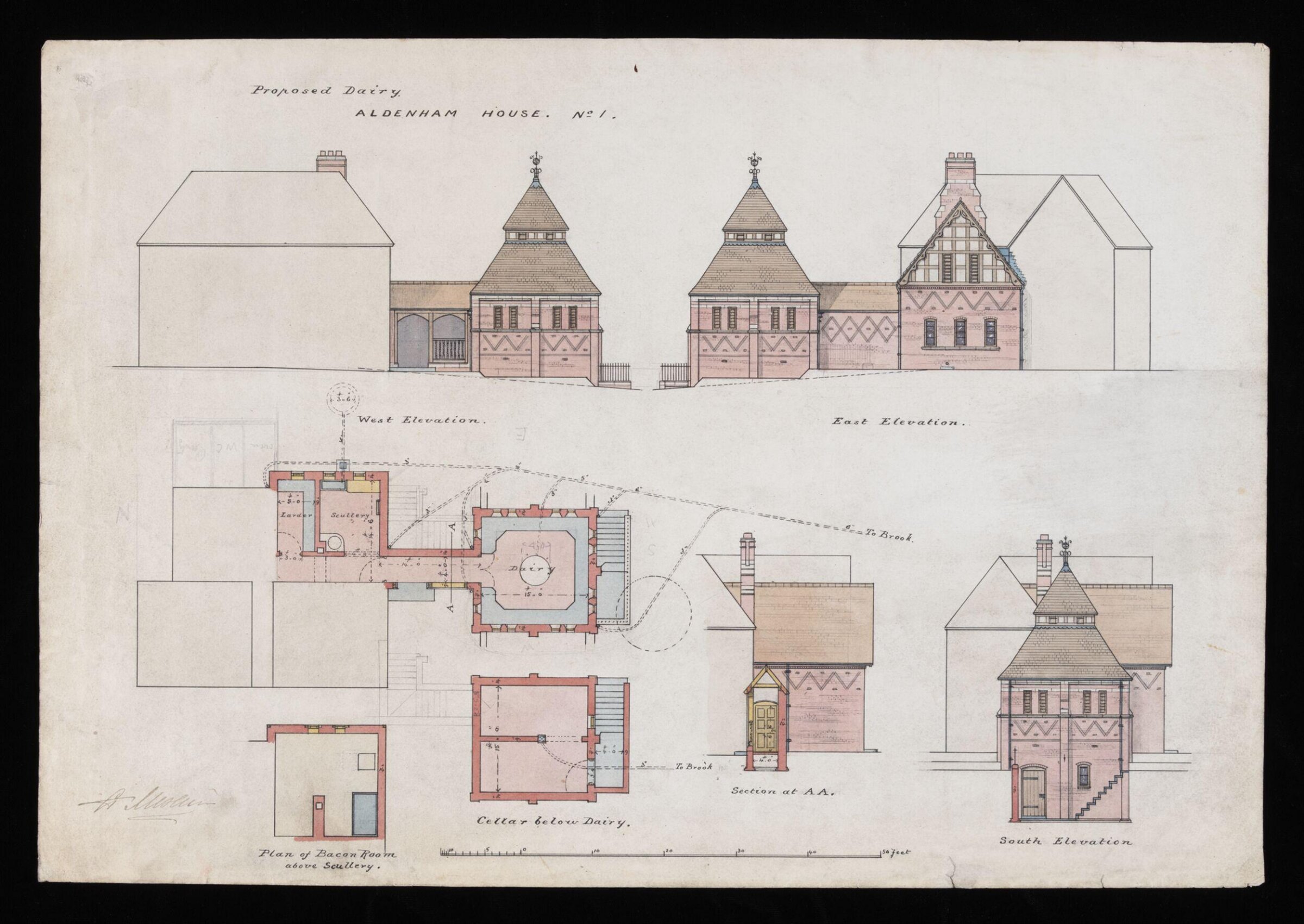 Drawing, William Butterfield