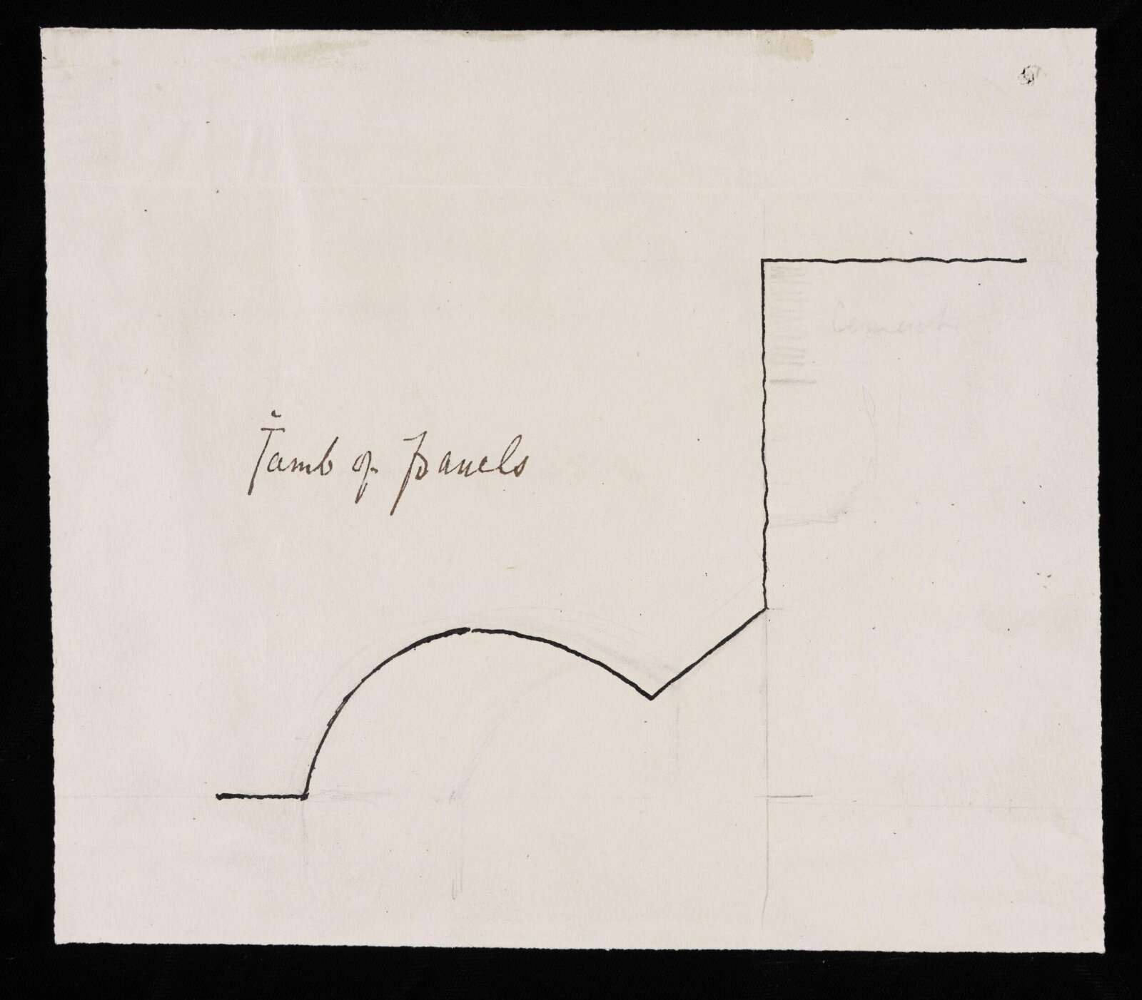 Drawing, William Butterfield, 1890