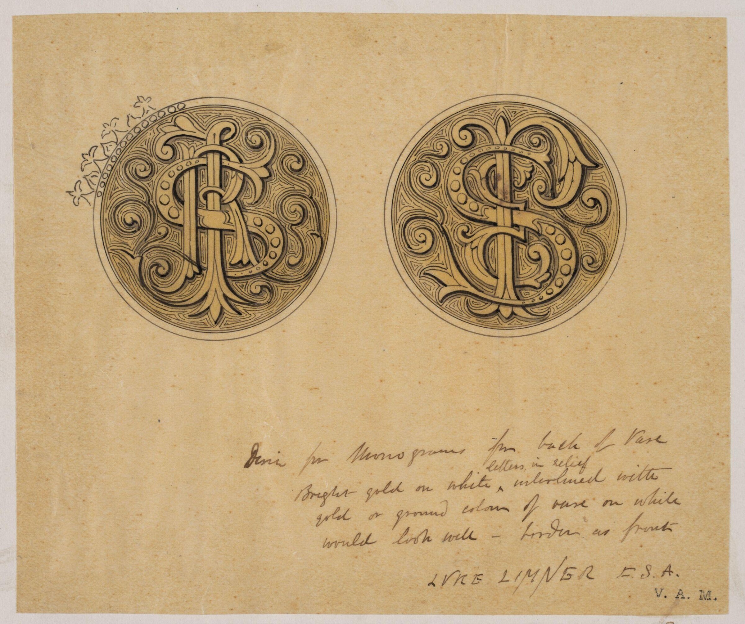 Drawing, John Leighton, 1845-1902