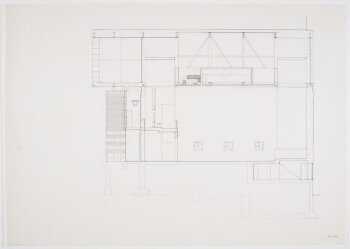 Longitudinal section of St Paul's Church Harringay