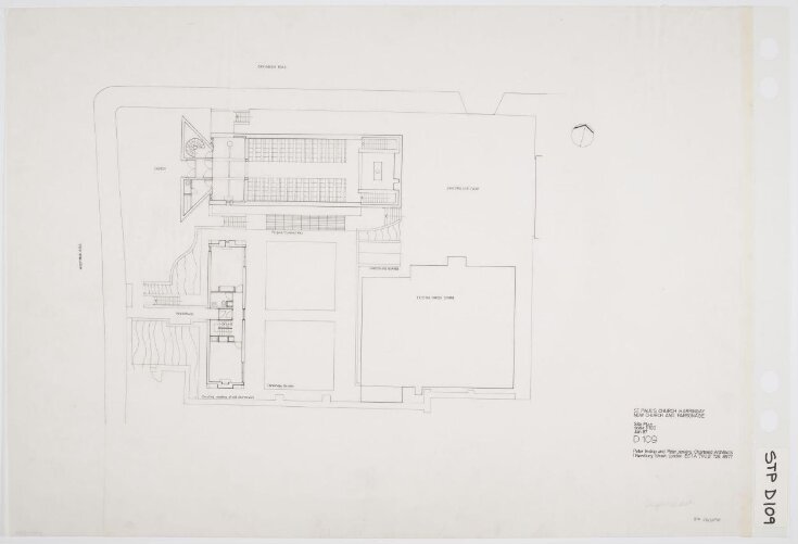 Site plan of St Paul's Church Harringay image