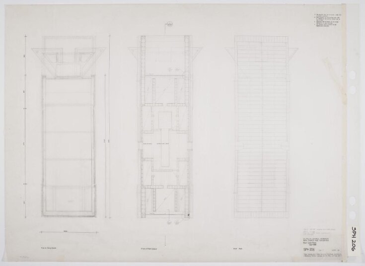 Roof level plans of St Paul's Church Harringay image