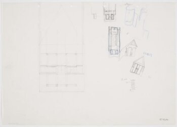 Designs for St Paul's Church Harringay: New Church and Parsonage.