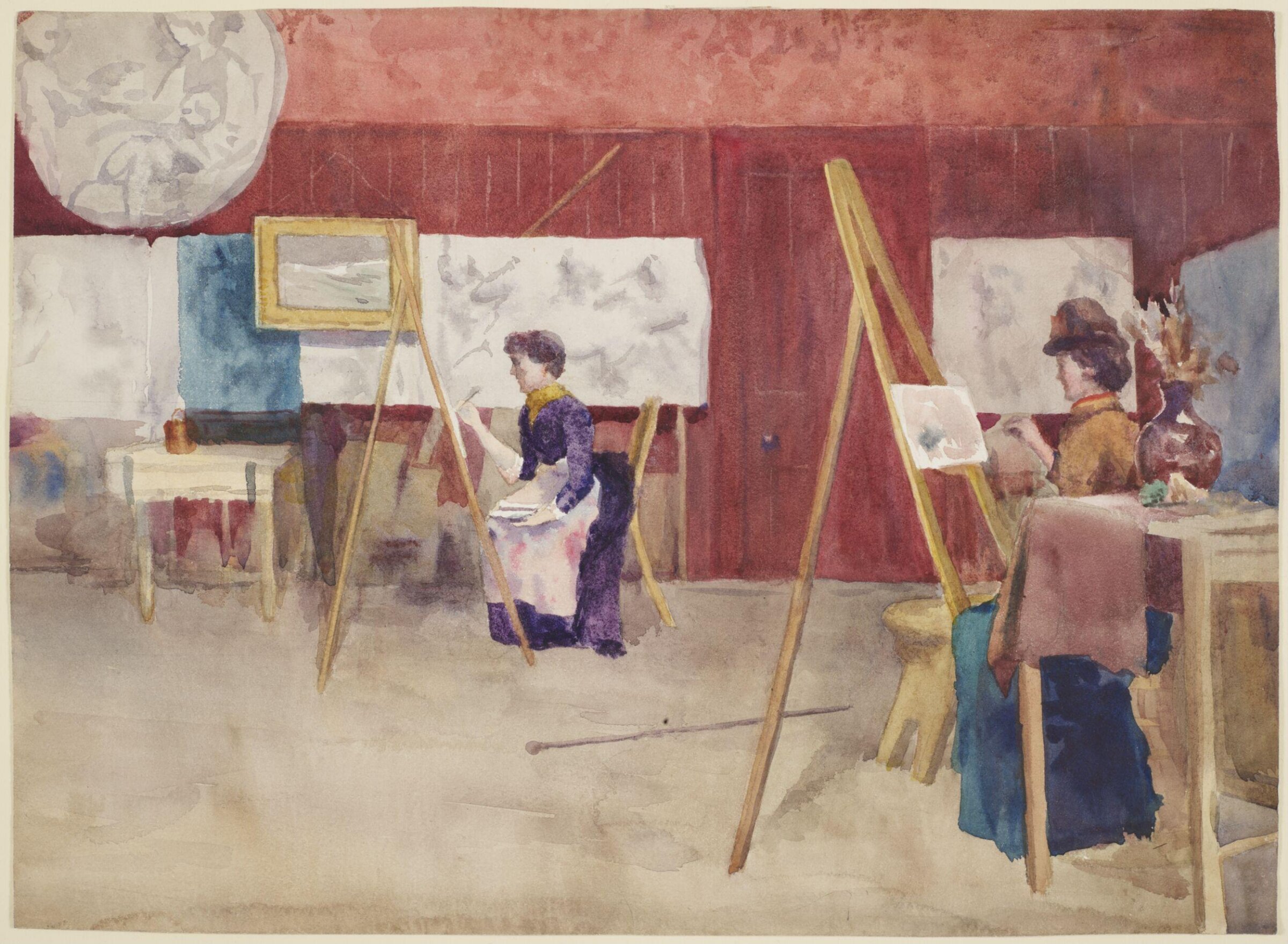 Female Students at the Royal Academy Schools, Edith Brearey Dawson, About 1898