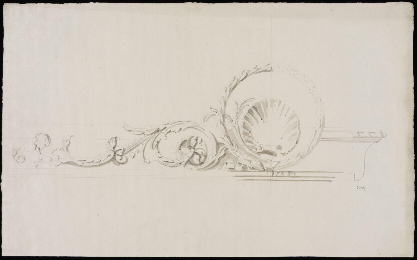 Drawing, william chambers, 18th century