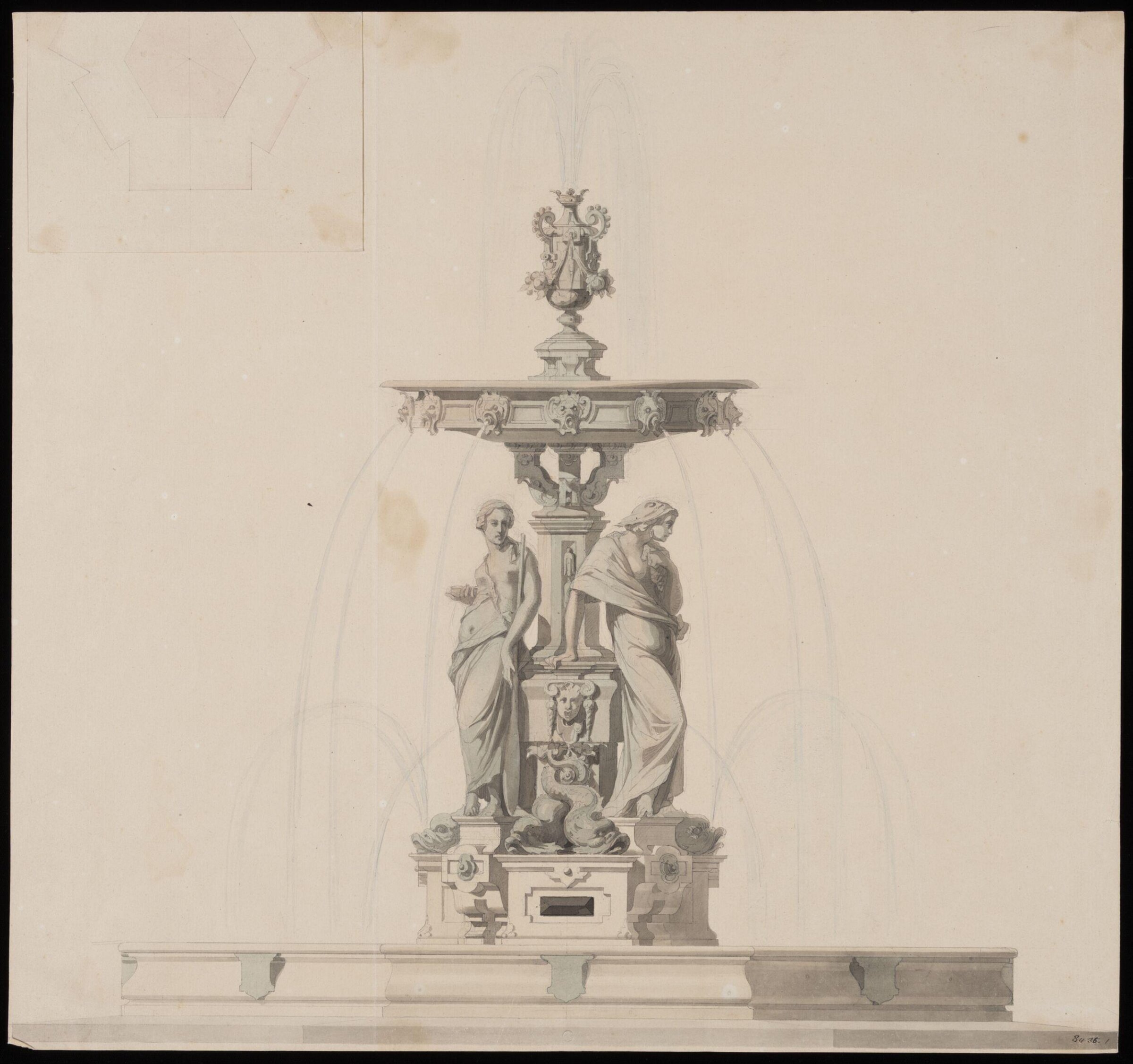 Drawing, Eugene Vittoz, c. 1838-1870