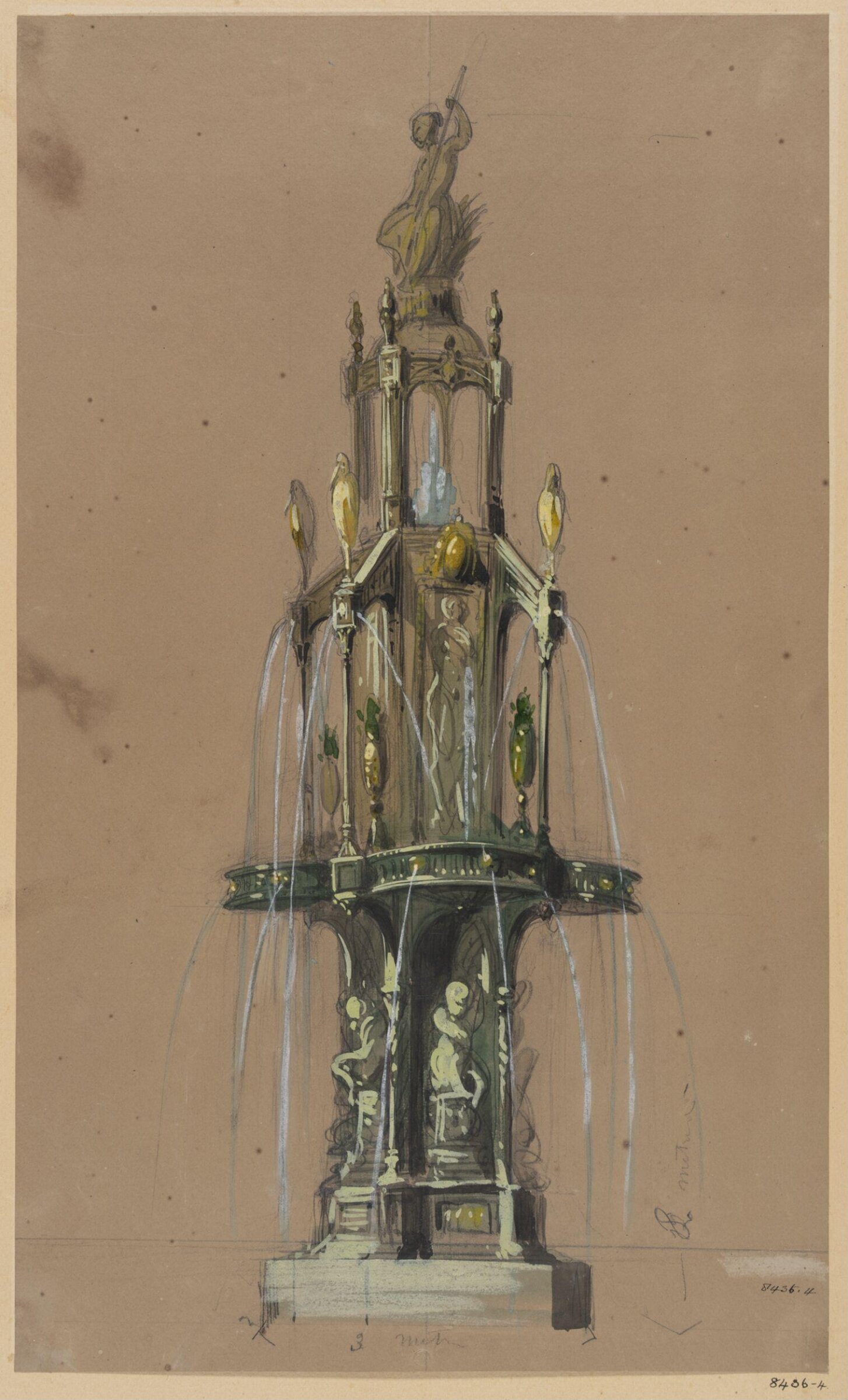 Drawing, Eugene Vittoz, c. 1838-1870