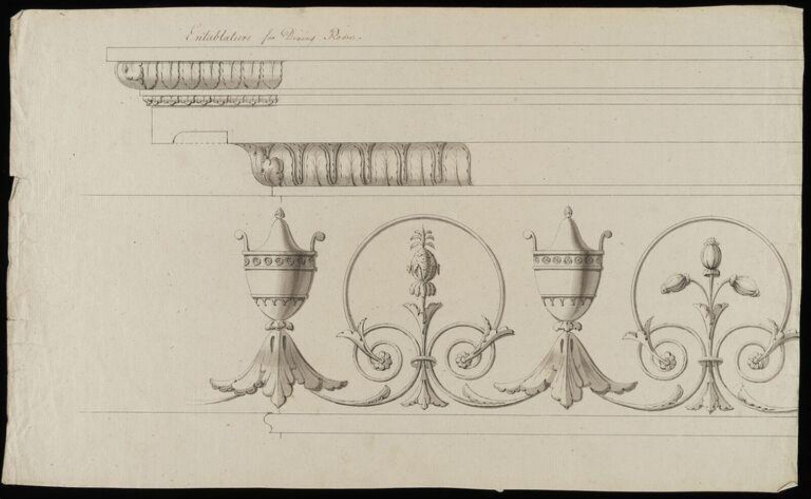 Drawing, William Chambers, c. 1743-1796