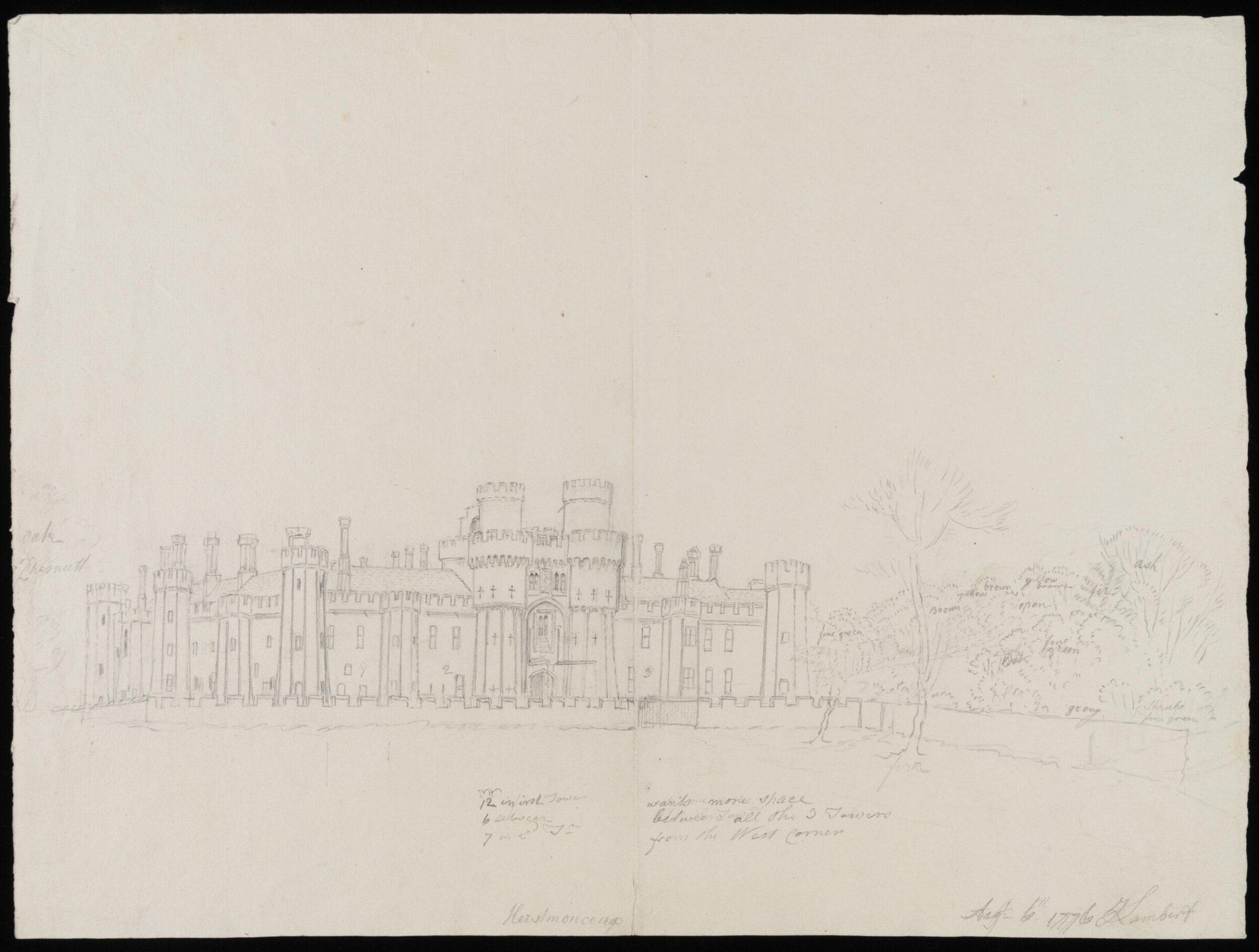 General view of exterior., James Lambert senior, Aug 6th 1776