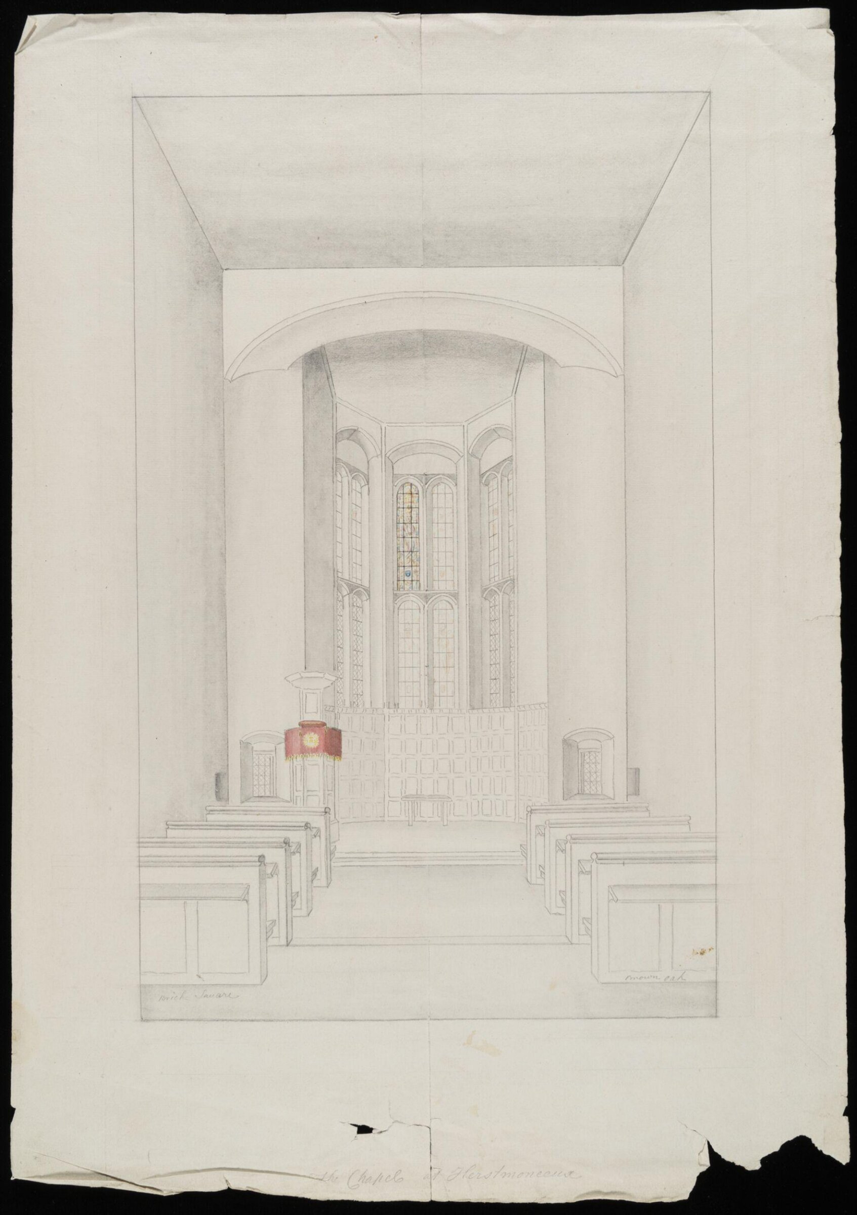 Interior of Chapel., James Lambert senior, 1776
