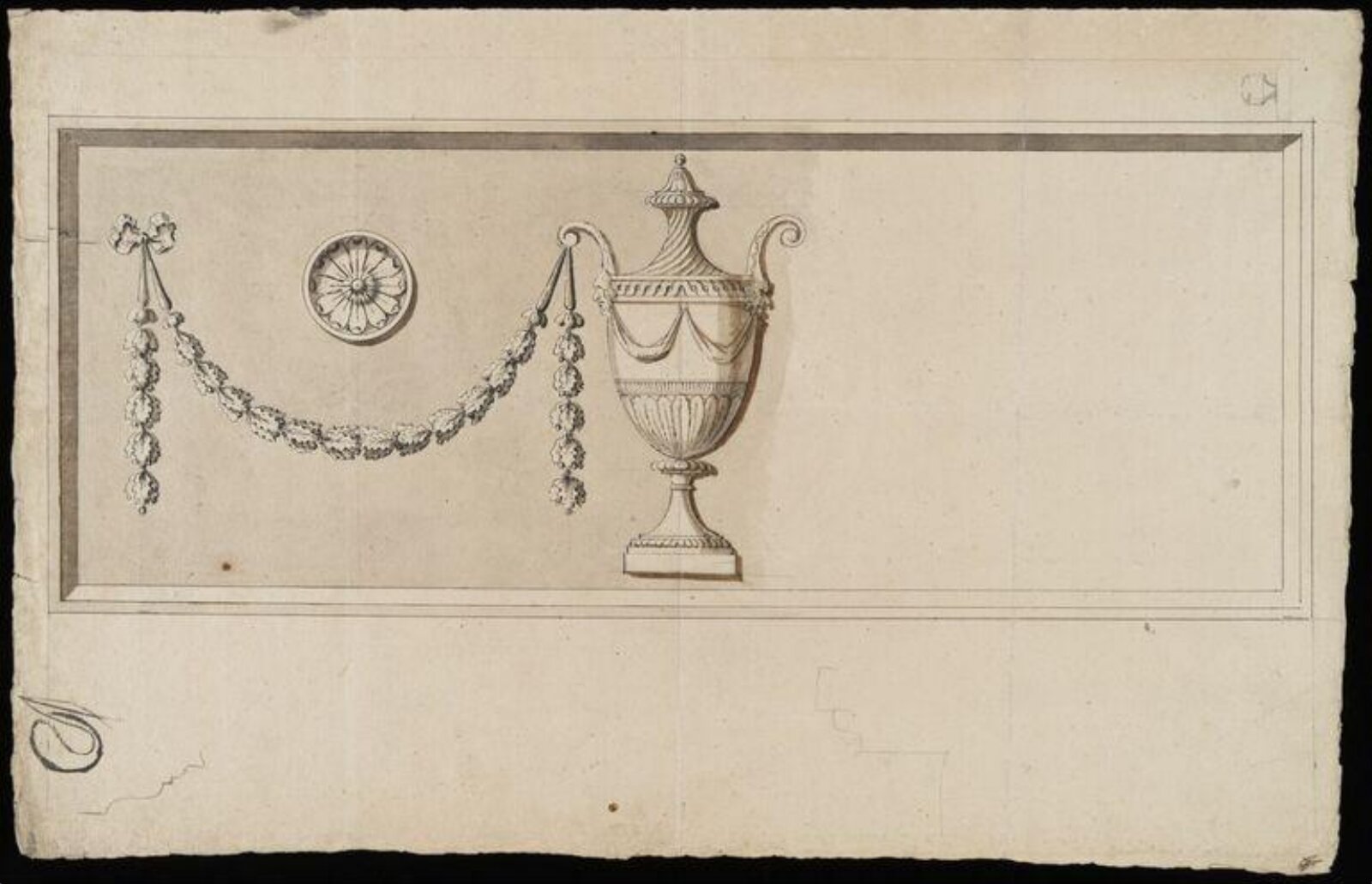 Drawing, William Chambers, c. 1743-1796