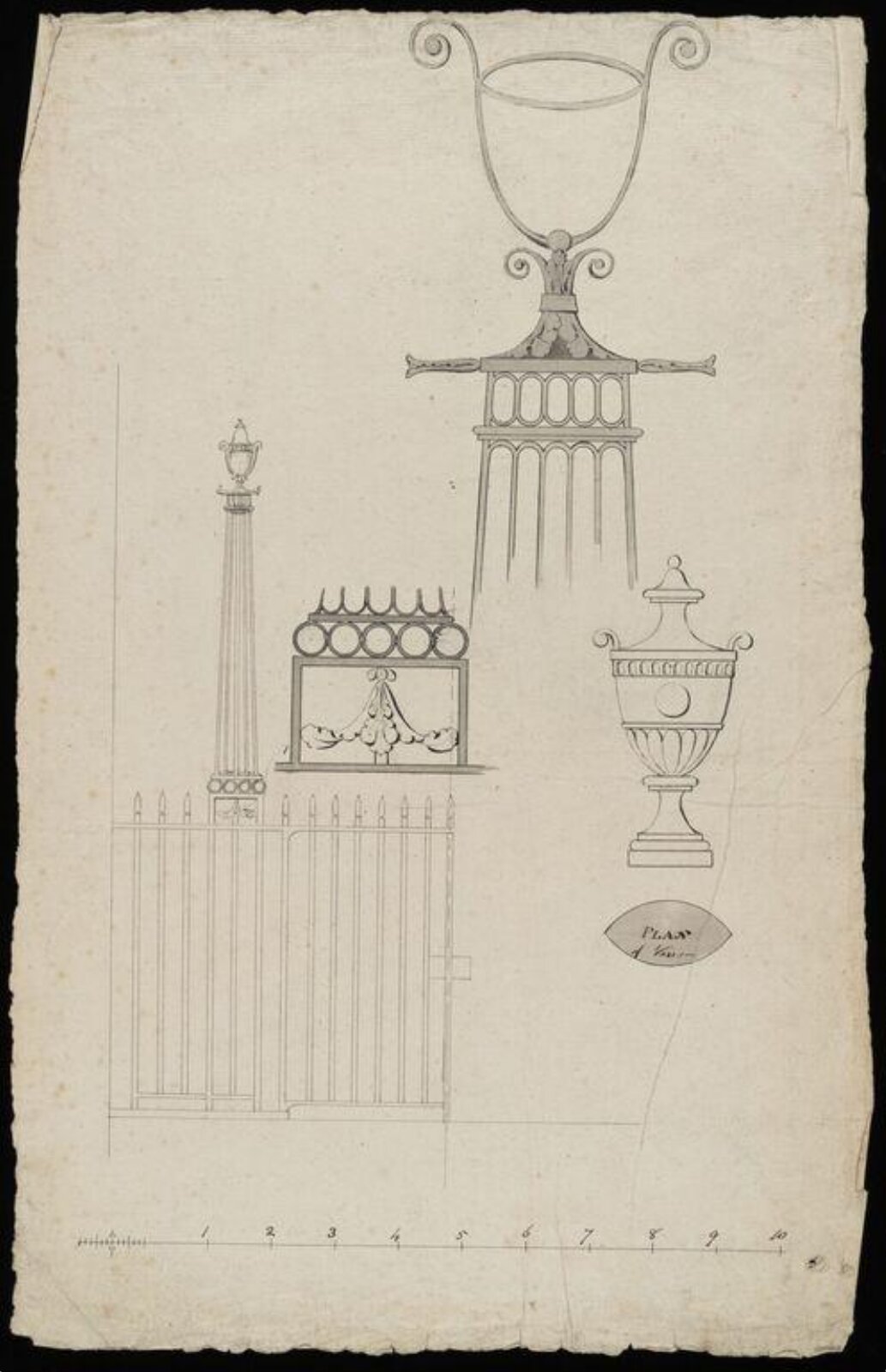 Drawing, William Chambers, c. 1743-1796