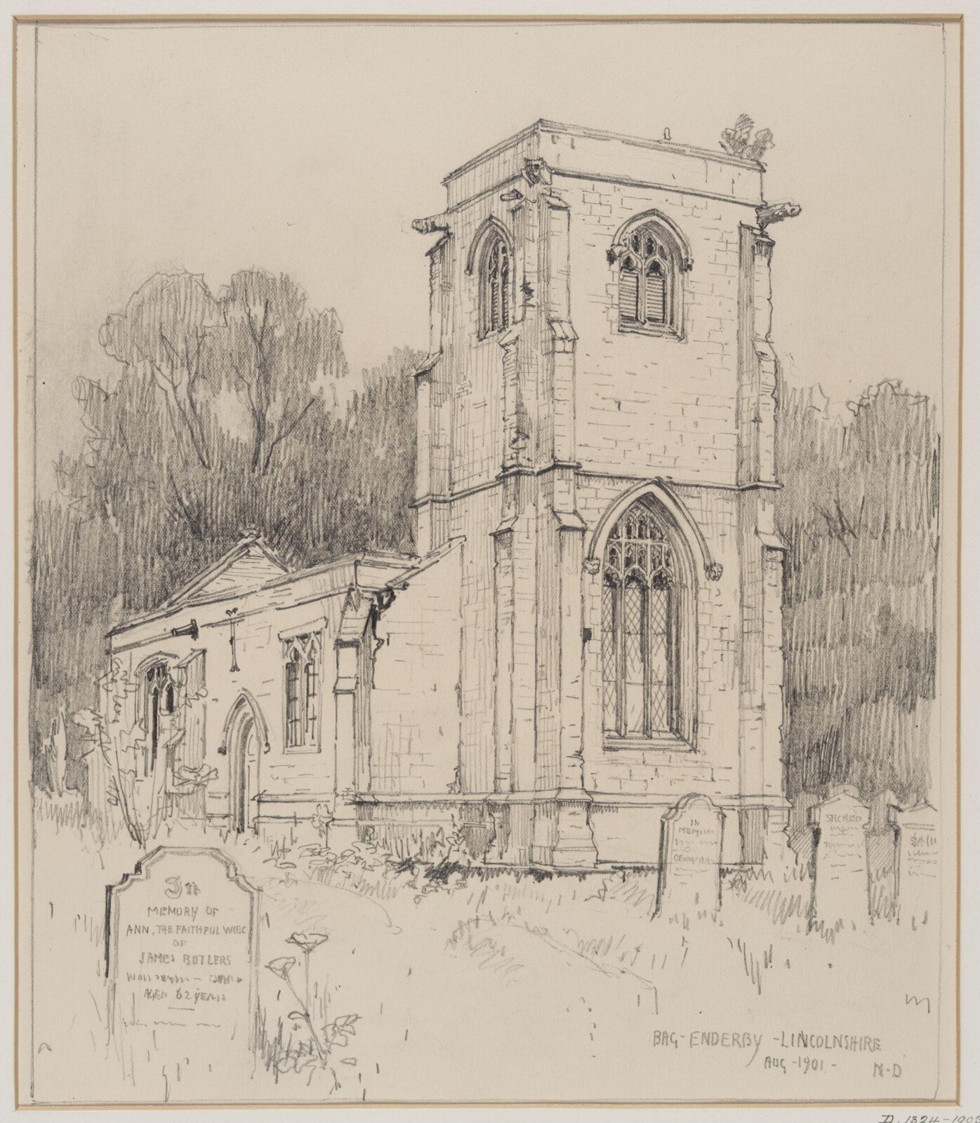 Drawing, Nelson Dawson, August 1901