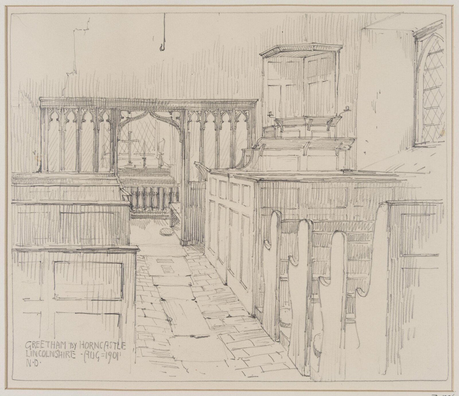 Drawing, Nelson Dawson, August 1901