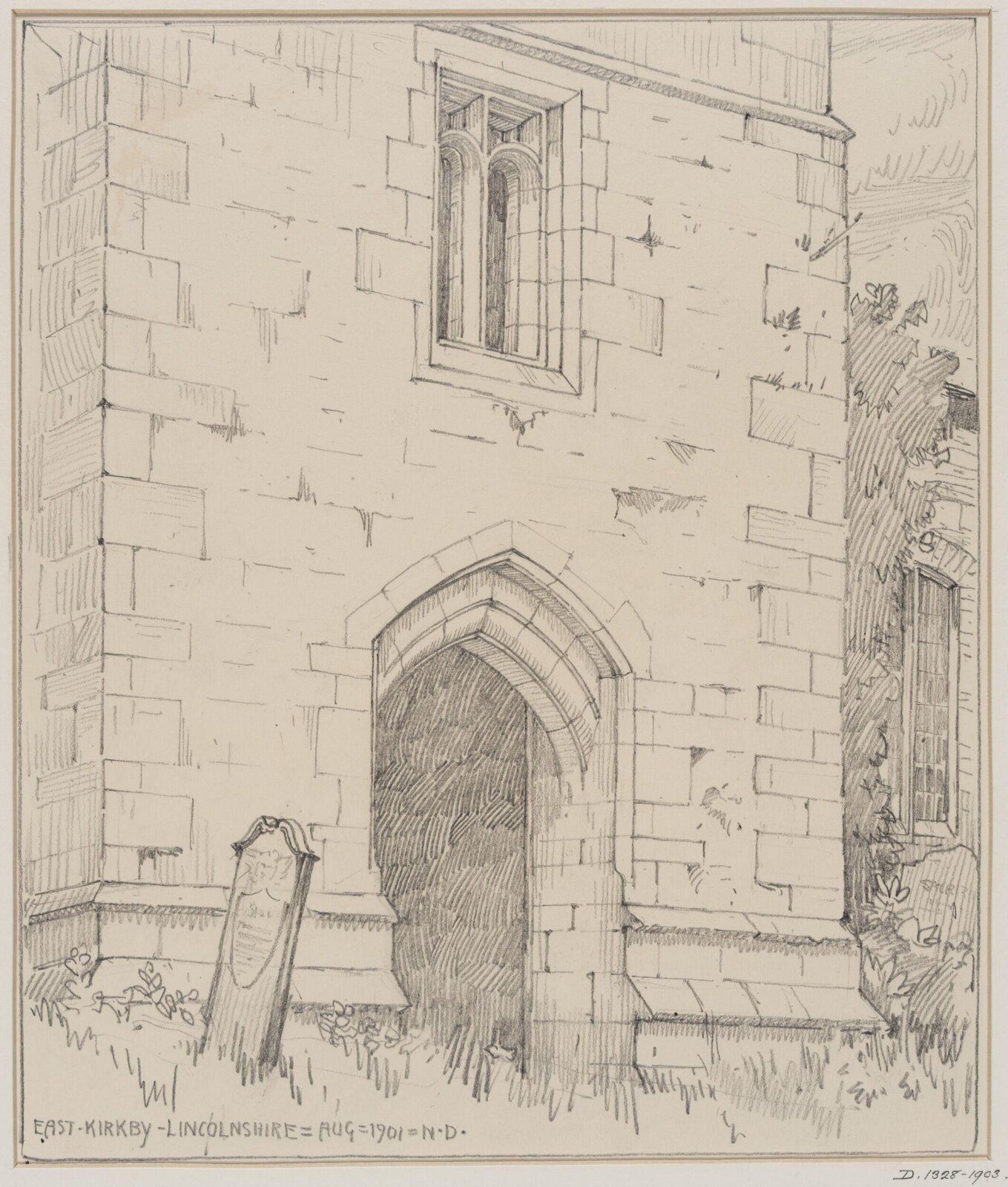 Drawing, Nelson Dawson, August 1901