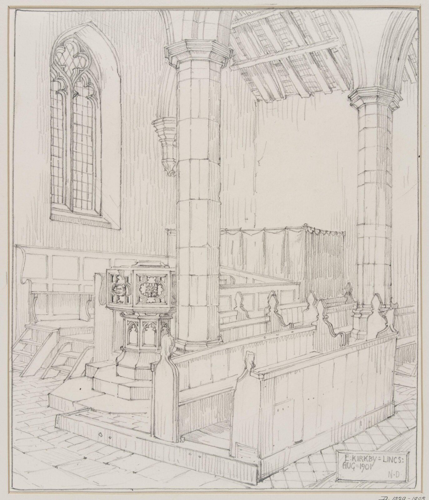 Drawing, Nelson Dawson, August 1901