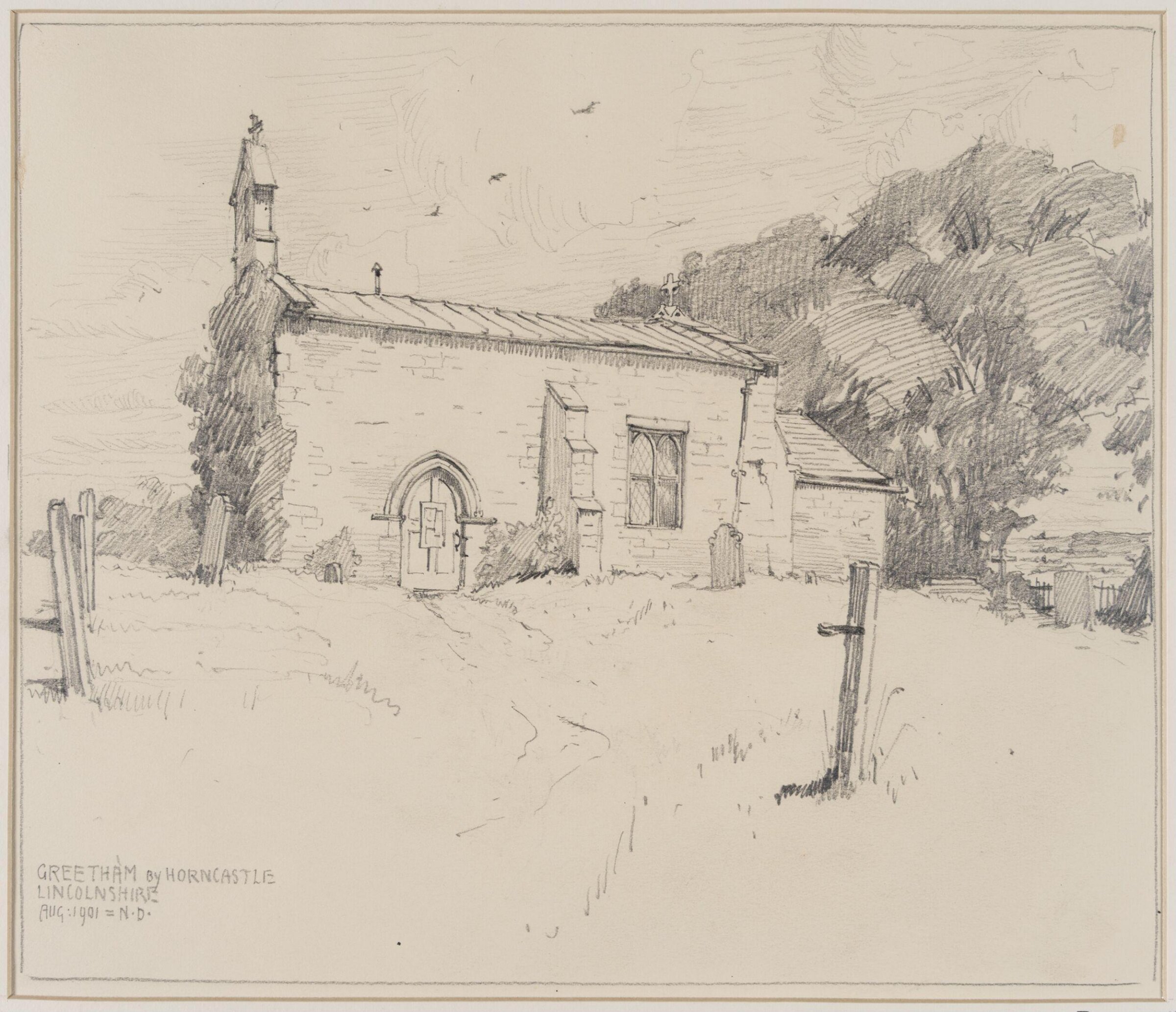 Drawing, Nelson Dawson, August 1901