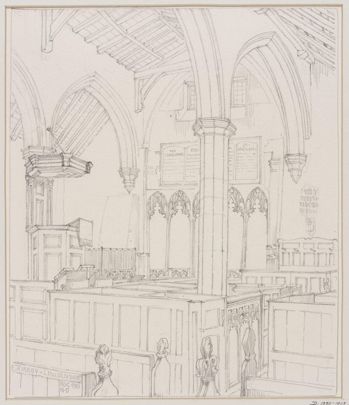 Drawing, Nelson Dawson, August 1901