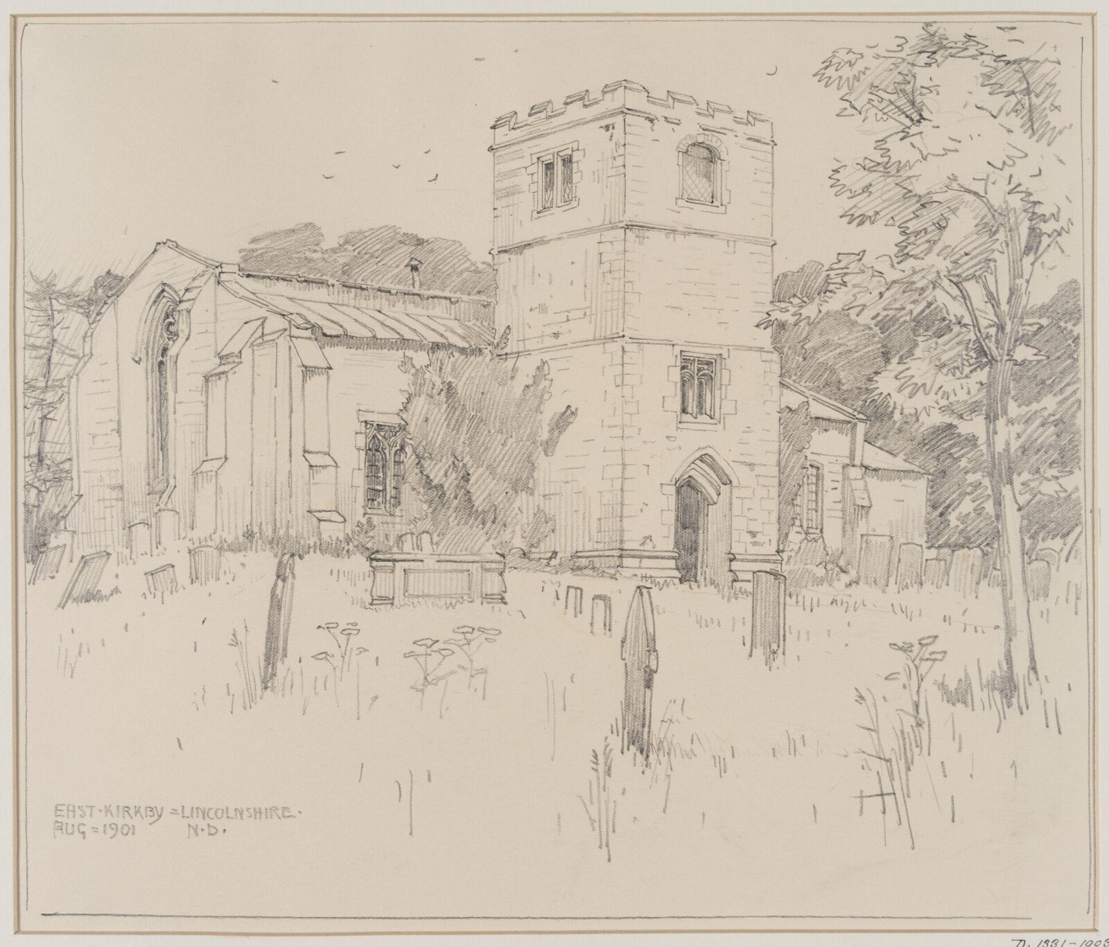 Drawing, Nelson Dawson, August 1901