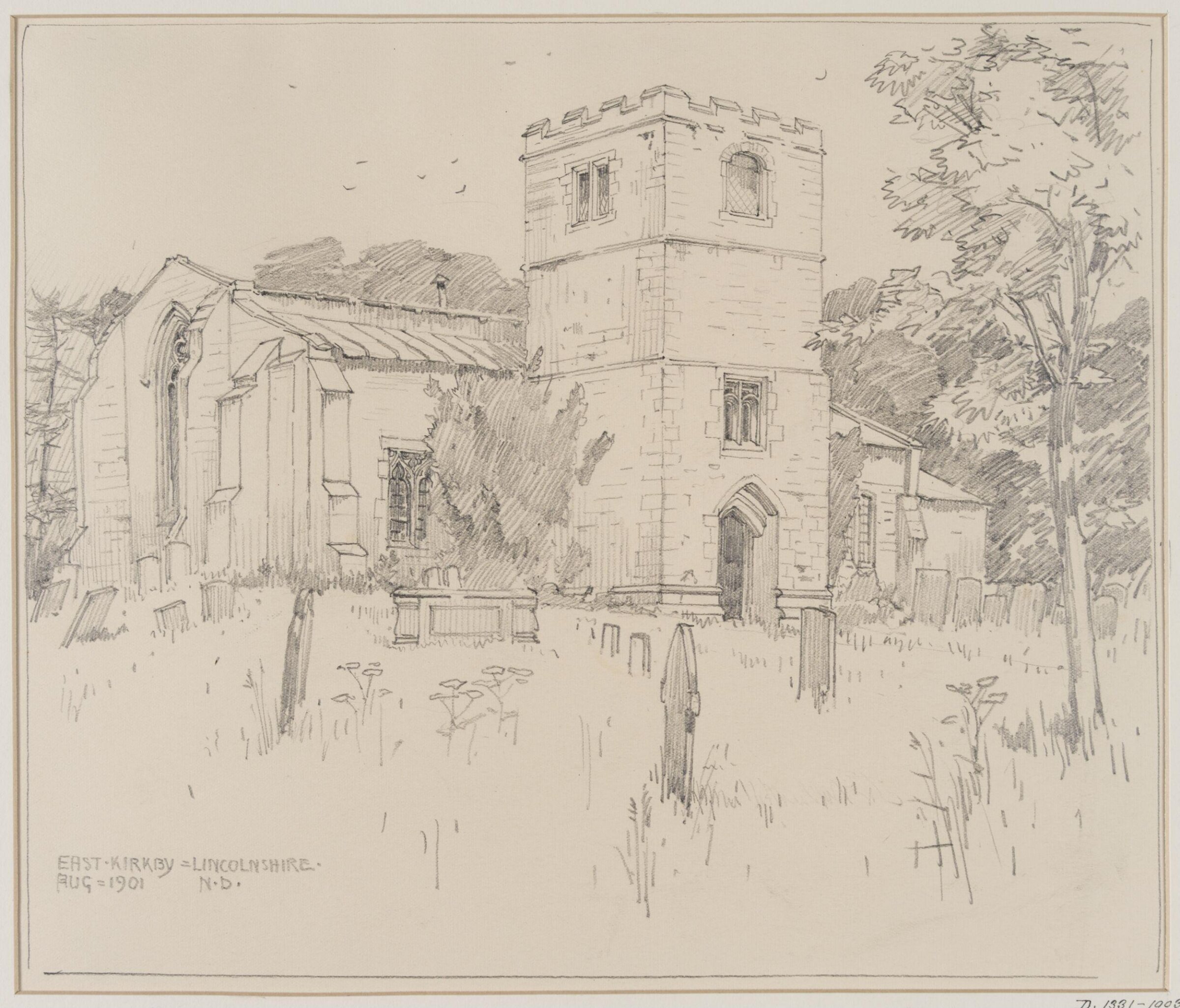 Drawing, Nelson Dawson, August 1901