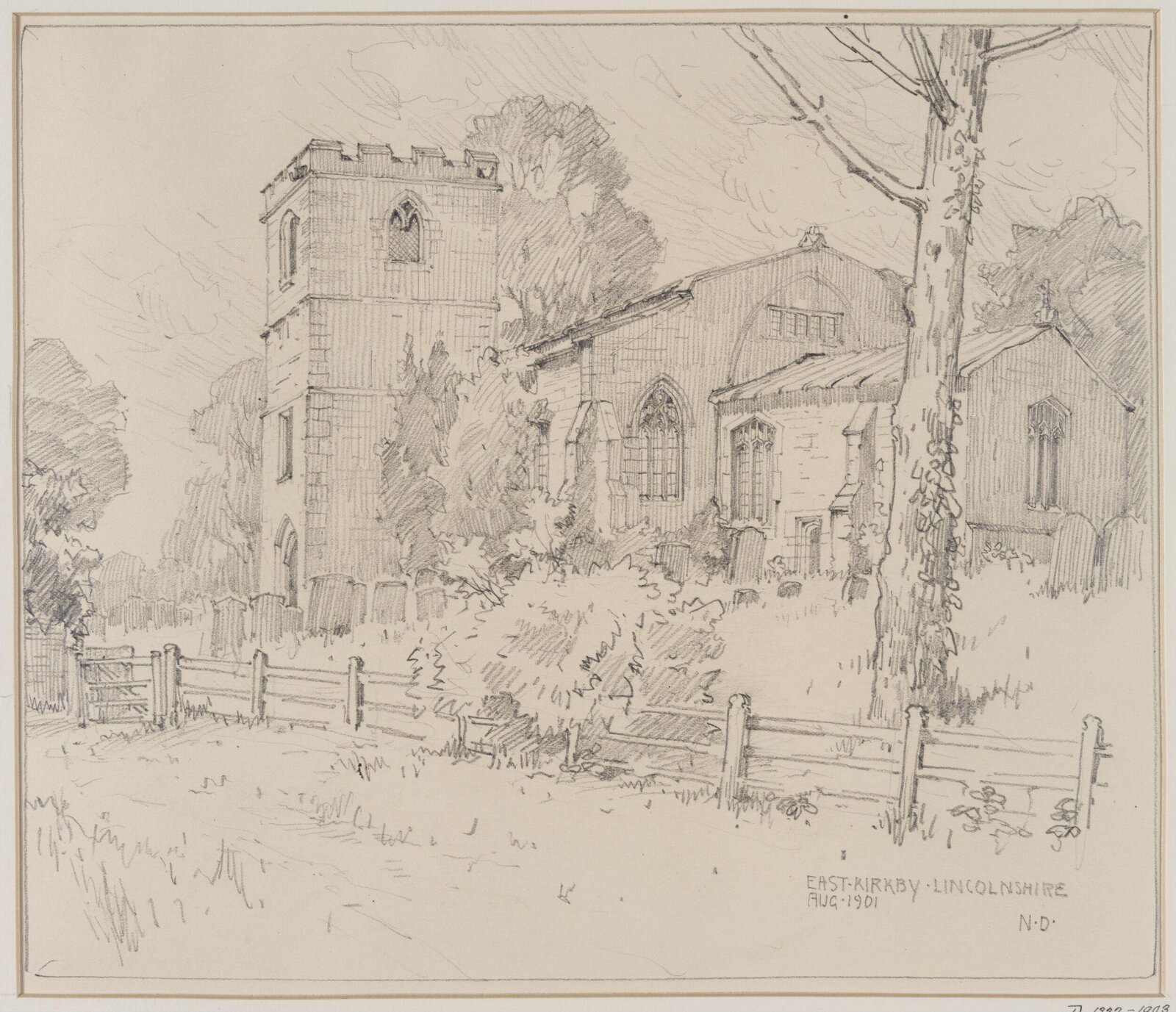 Drawing, Nelson Dawson, August 1901