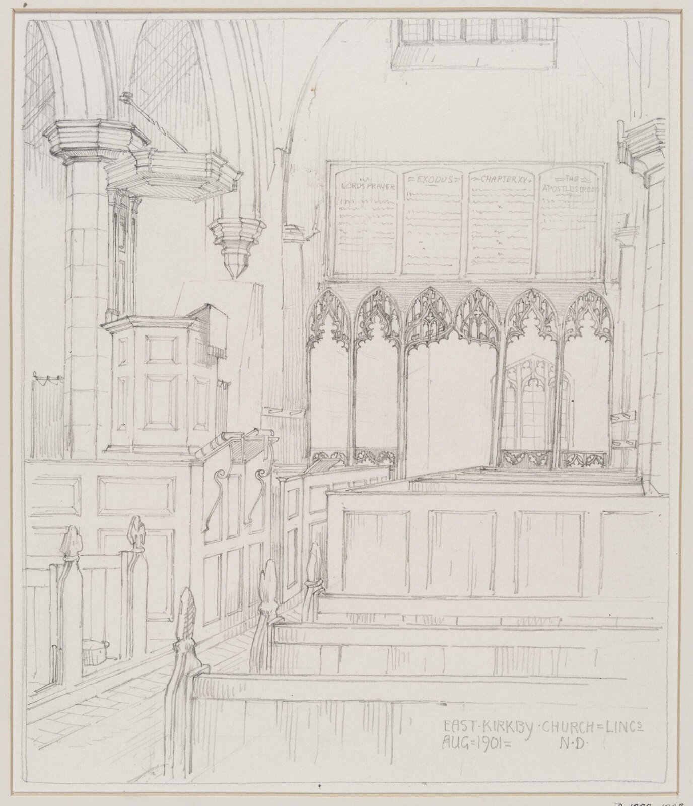 Drawing, Nelson Dawson, August 1901