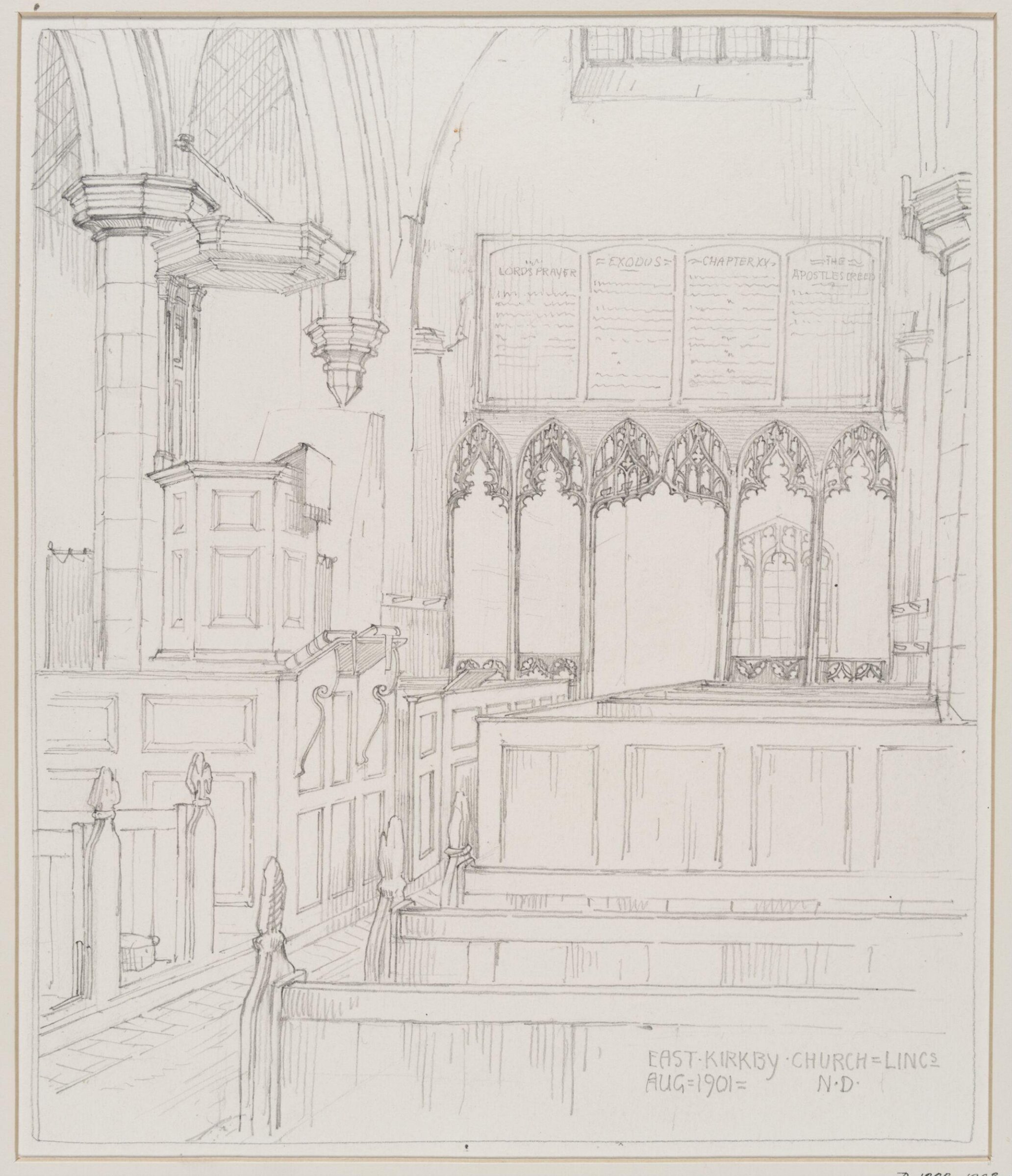 Drawing, Nelson Dawson, August 1901