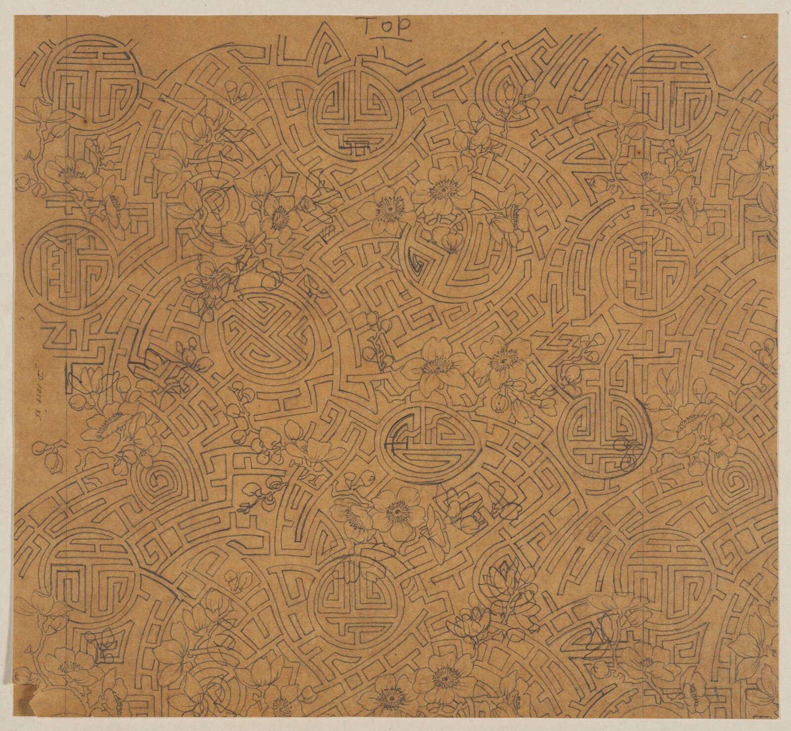 Drawing, Bruce James Talbert, 1850-1881
