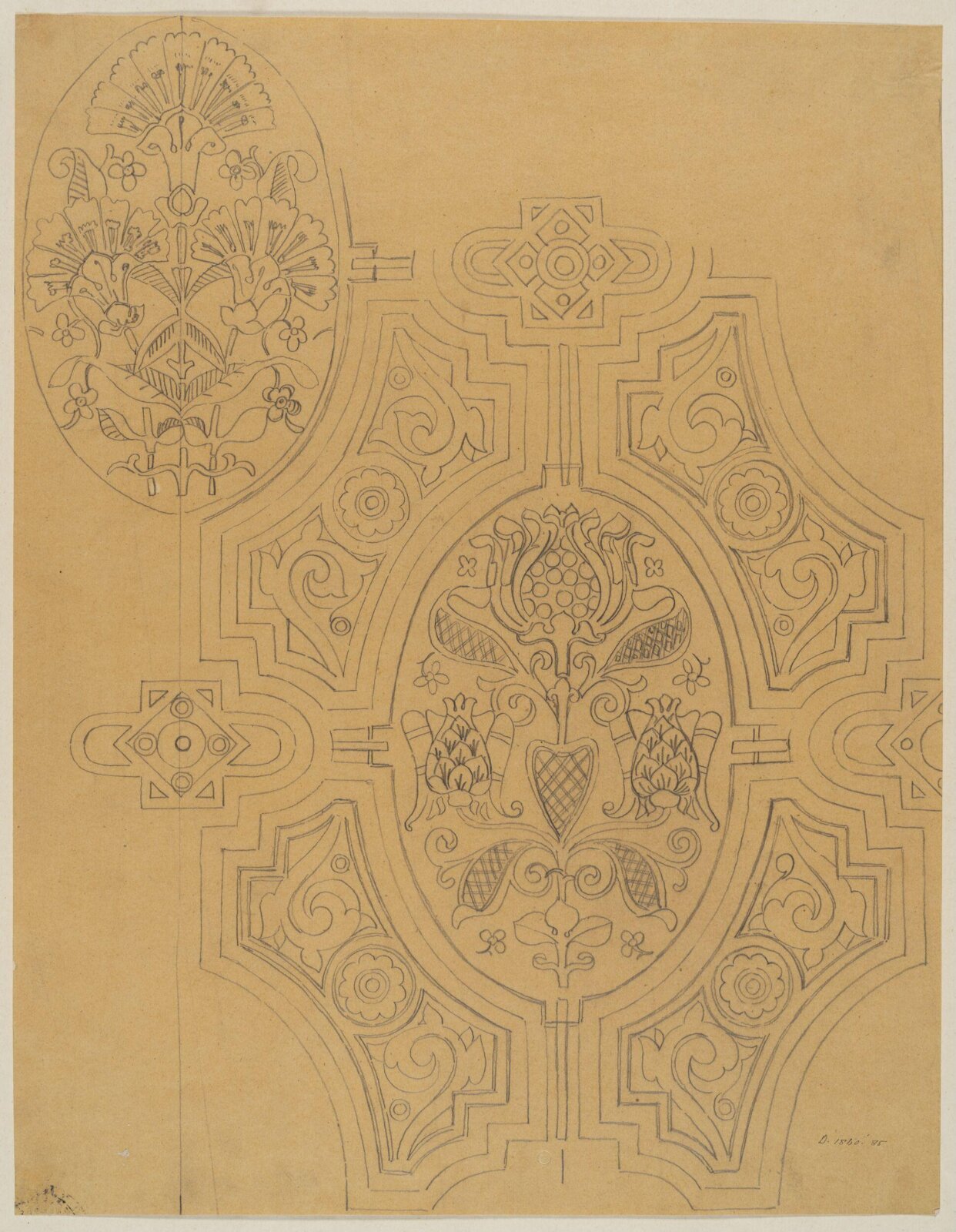 Drawing, Bruce James Talbert, 1850-1881