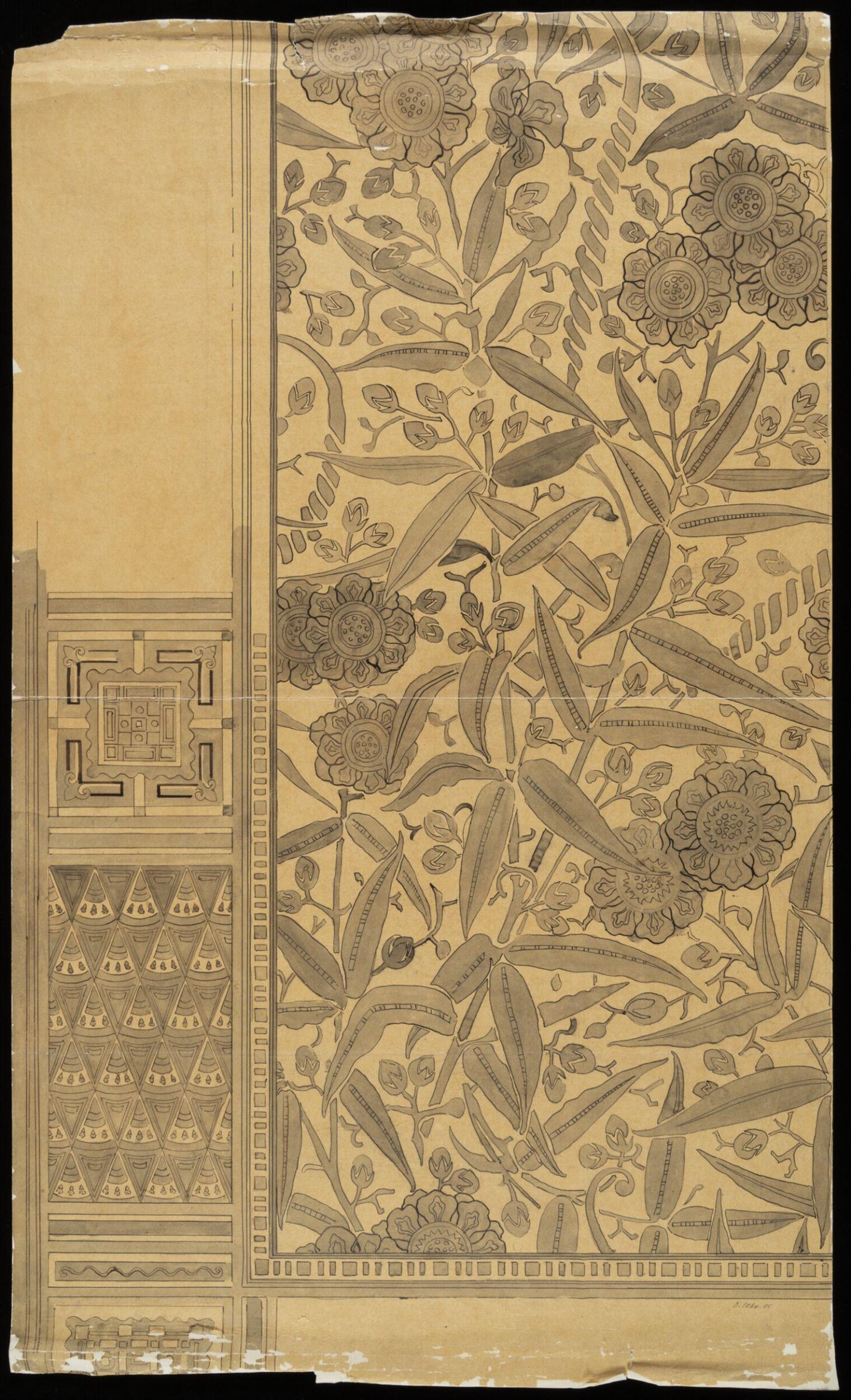 Drawing, Bruce James Talbert, 1850-1881