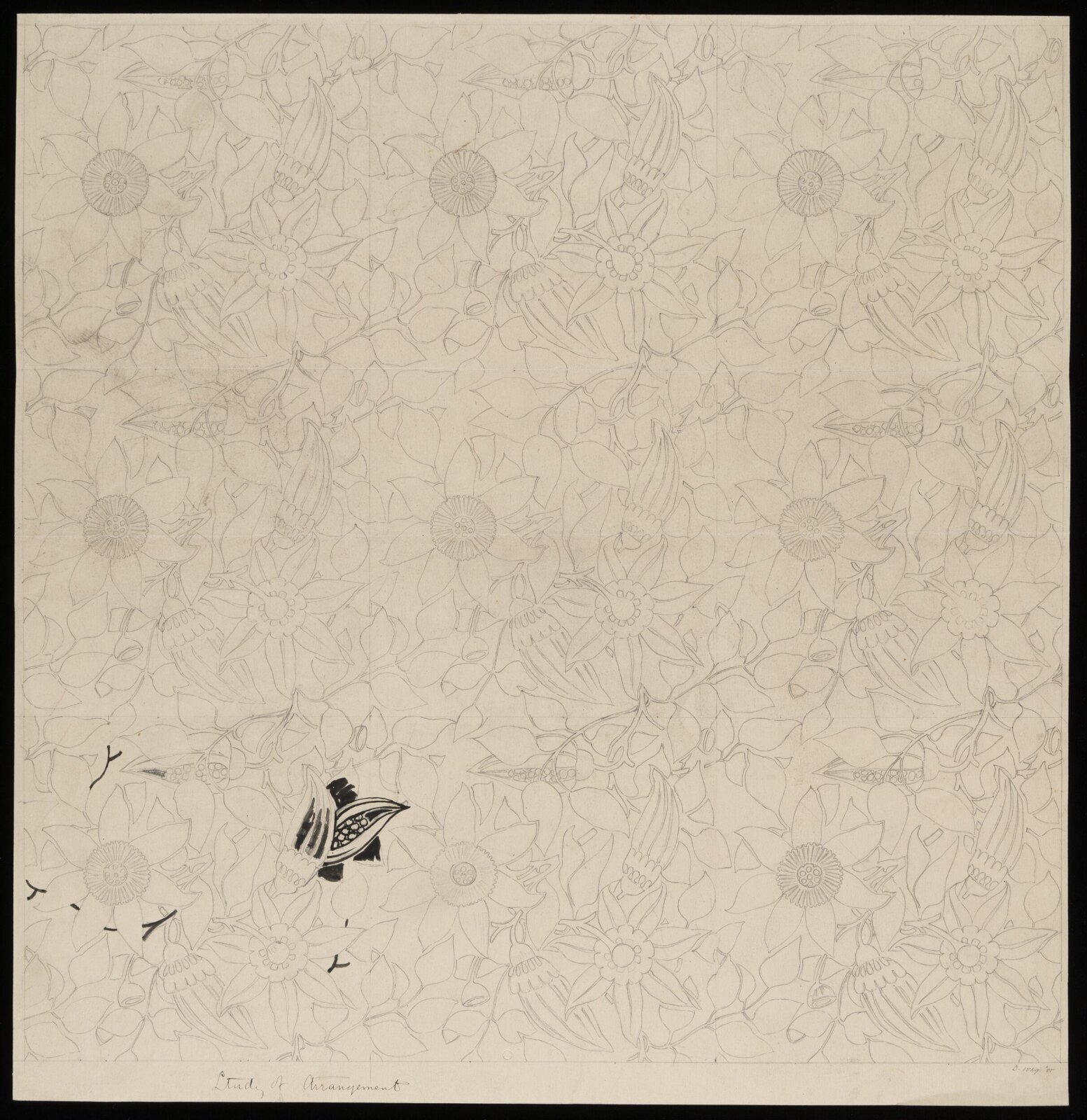 Drawing, Bruce James Talbert, 1850-1881