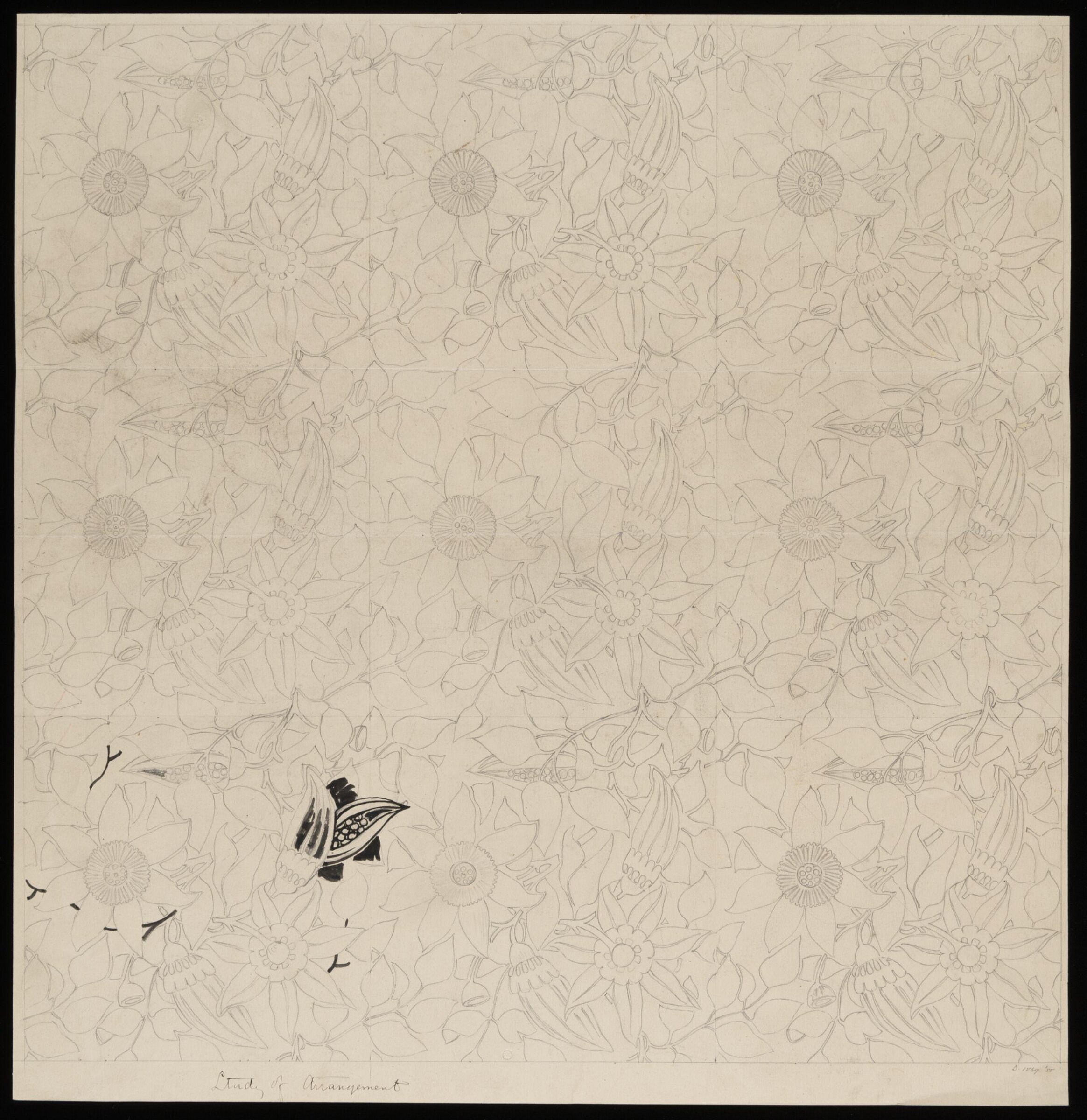 Drawing, Bruce James Talbert, 1850-1881