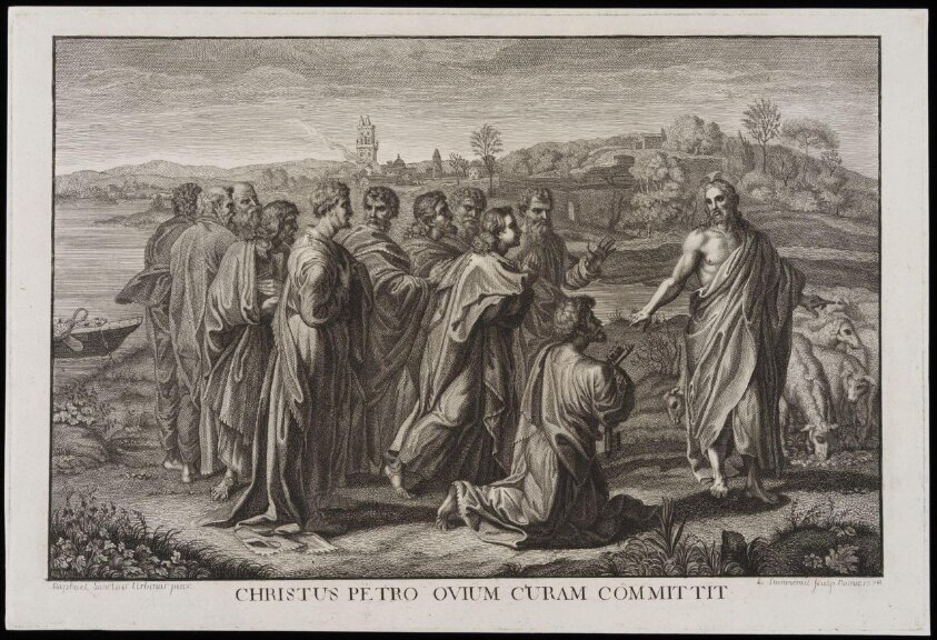 Christ's Charge to Peter (1778) by Ludwig Sommerau