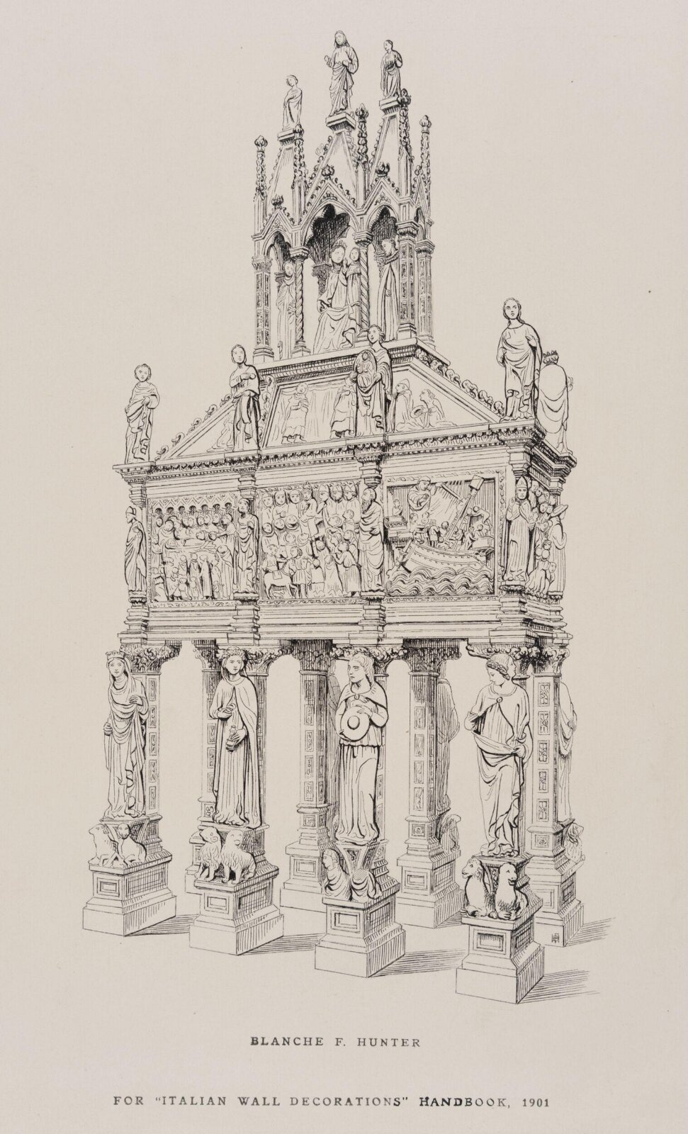 Drawing, Blanche F. Hunter, 1901