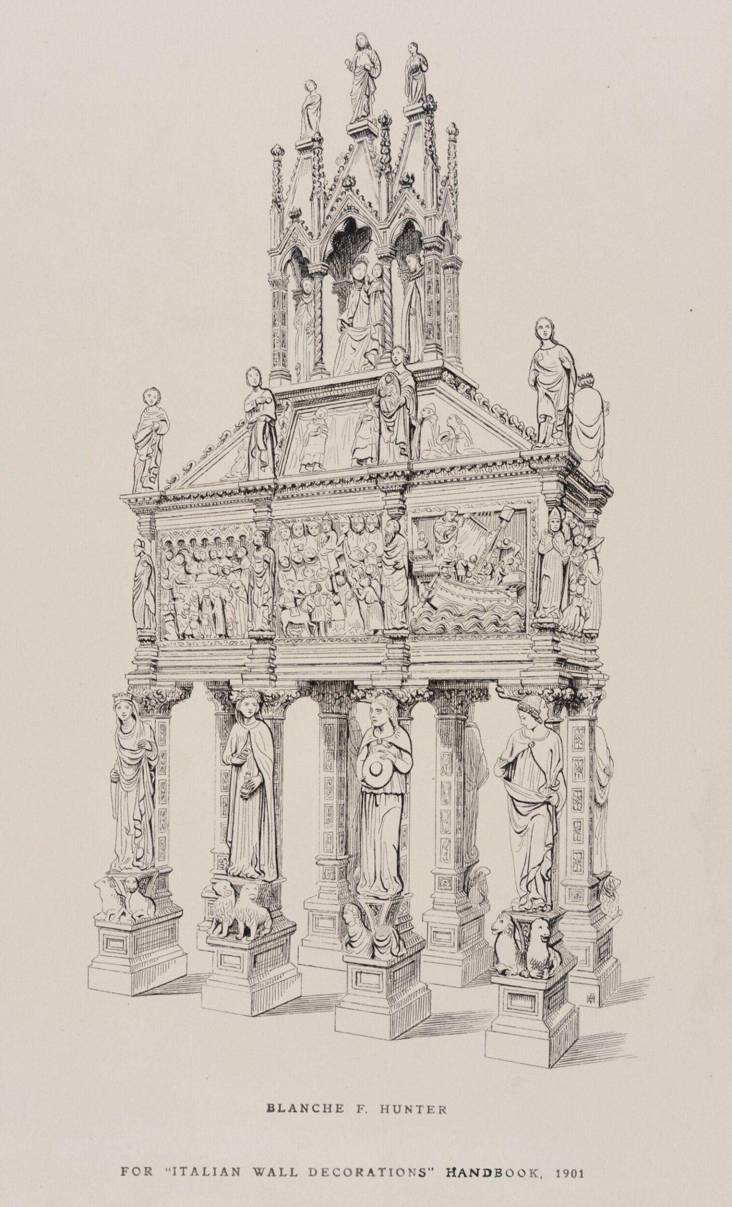 Drawing, Blanche F. Hunter, 1901