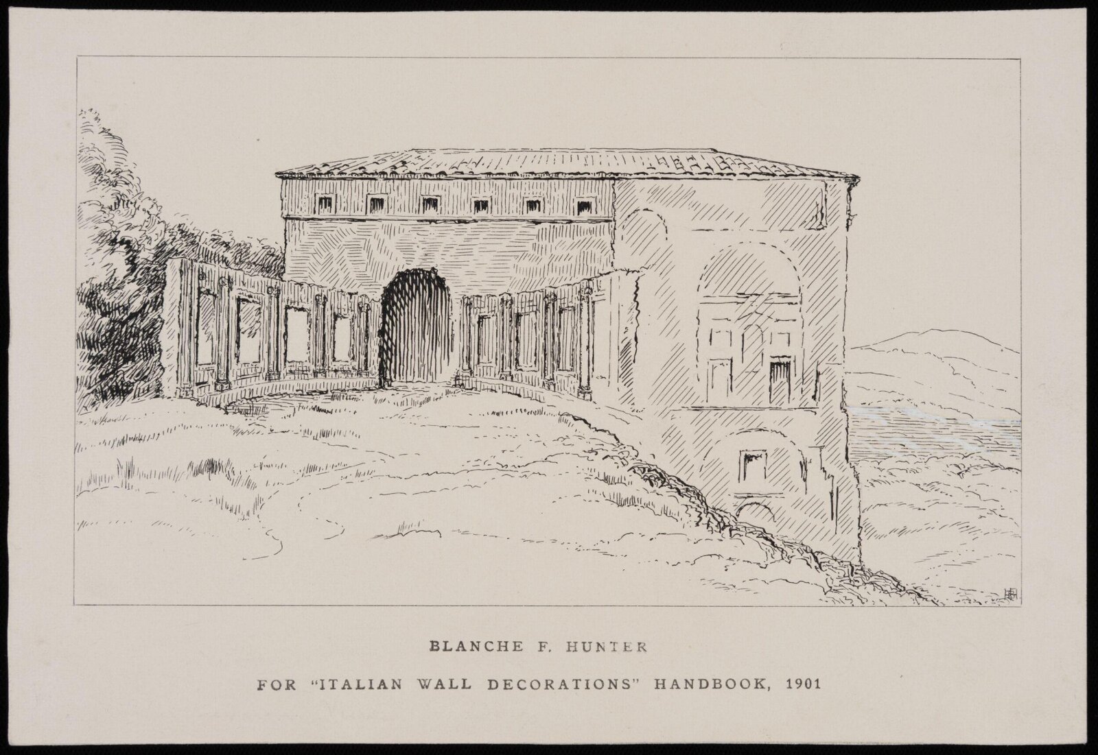 Drawing, Blanche F. Hunter, 1901