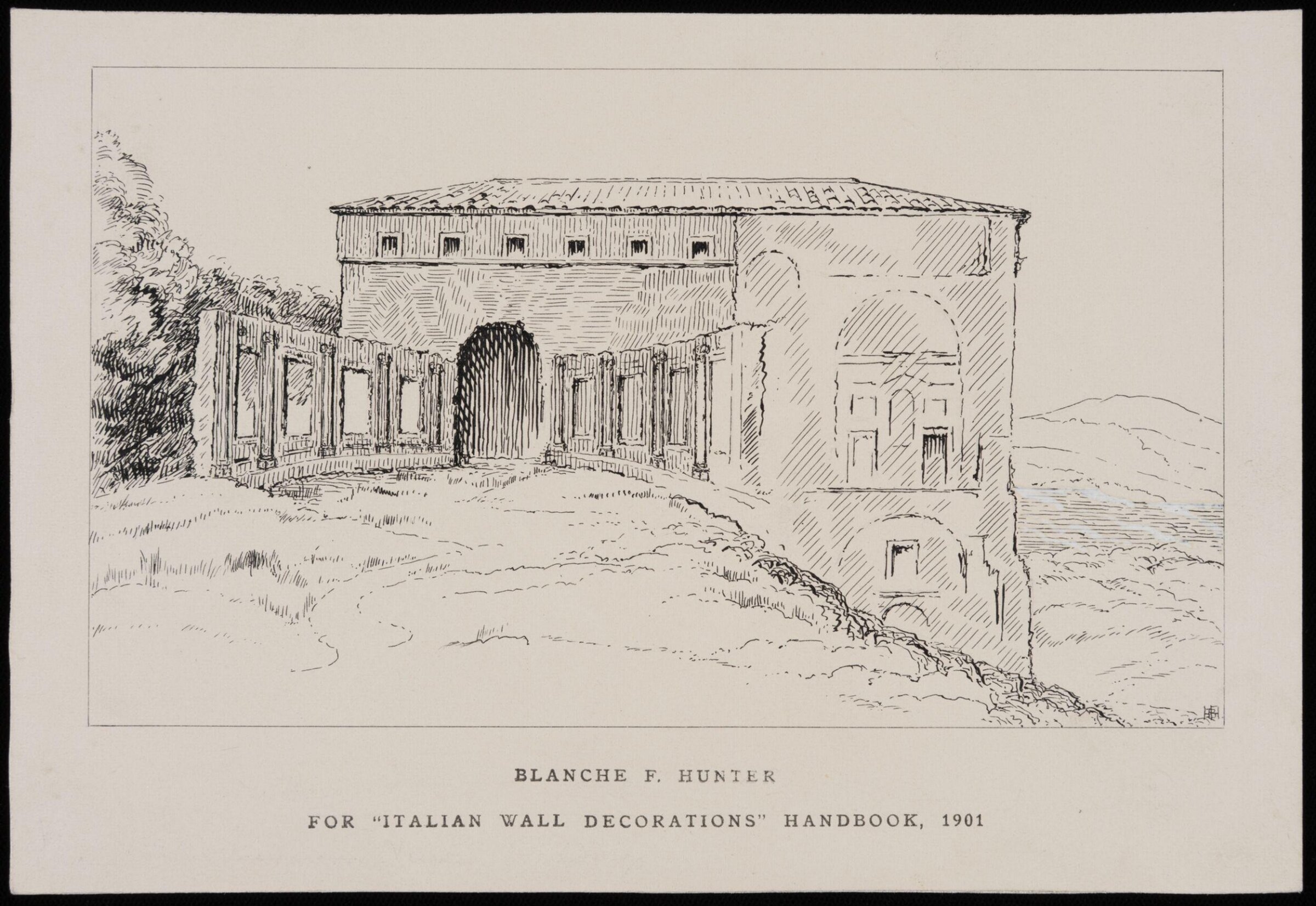 Drawing, Blanche F. Hunter, 1901